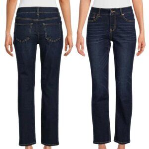 XHILARATION Juniors Dark Wash Straight Leg Stretch Jeans 13